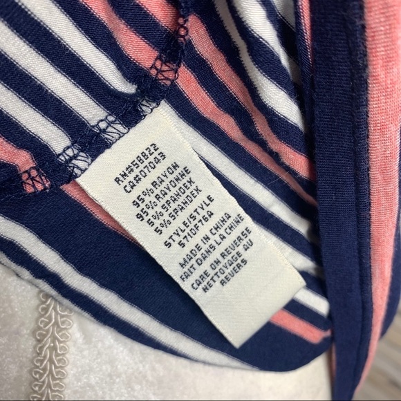 MAX STUDIO striped cowl neck tank top NWT S - Picture 7 of 10